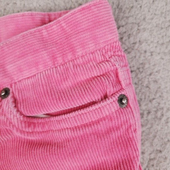 Vineyard Vines Pants Girls Size 12 Pink Corduroy Adjustable Waist Cotton Blend - Picture 8 of 16
